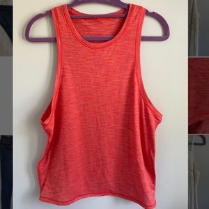 Lululemon cropped workout tank